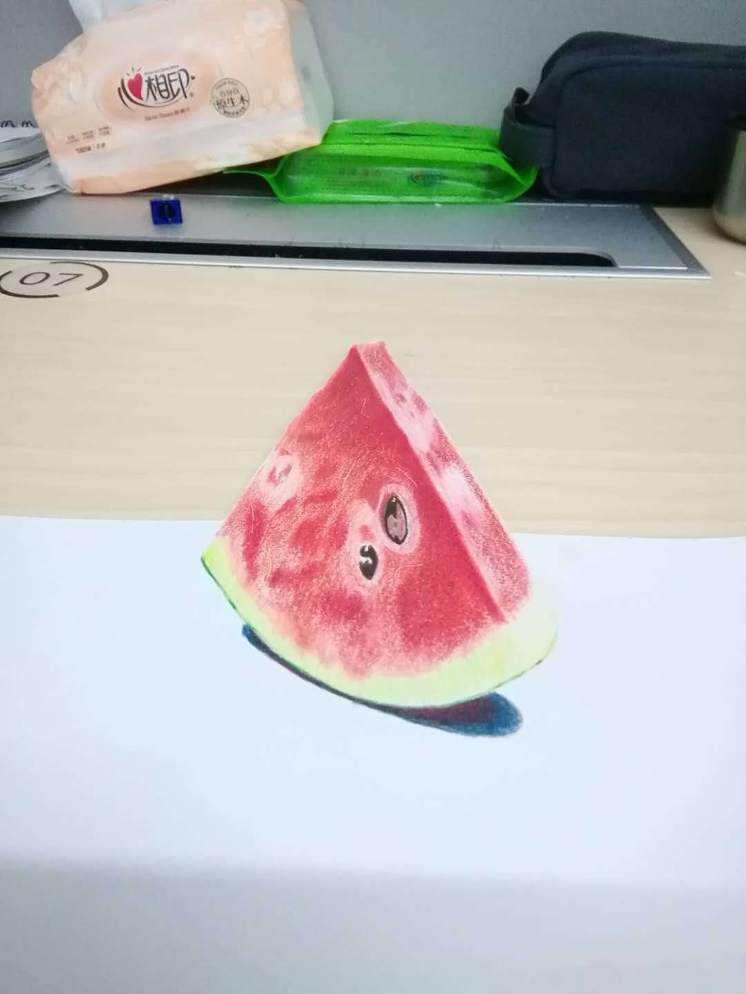 學(xué)生3D彩鉛作品（圖ZOTYxNDM0NDQ=） - 繪畫 - 站酷設(shè)計(jì)師達(dá)達(dá)手繪原創(chuàng)素材 - 站酷ZCOOL