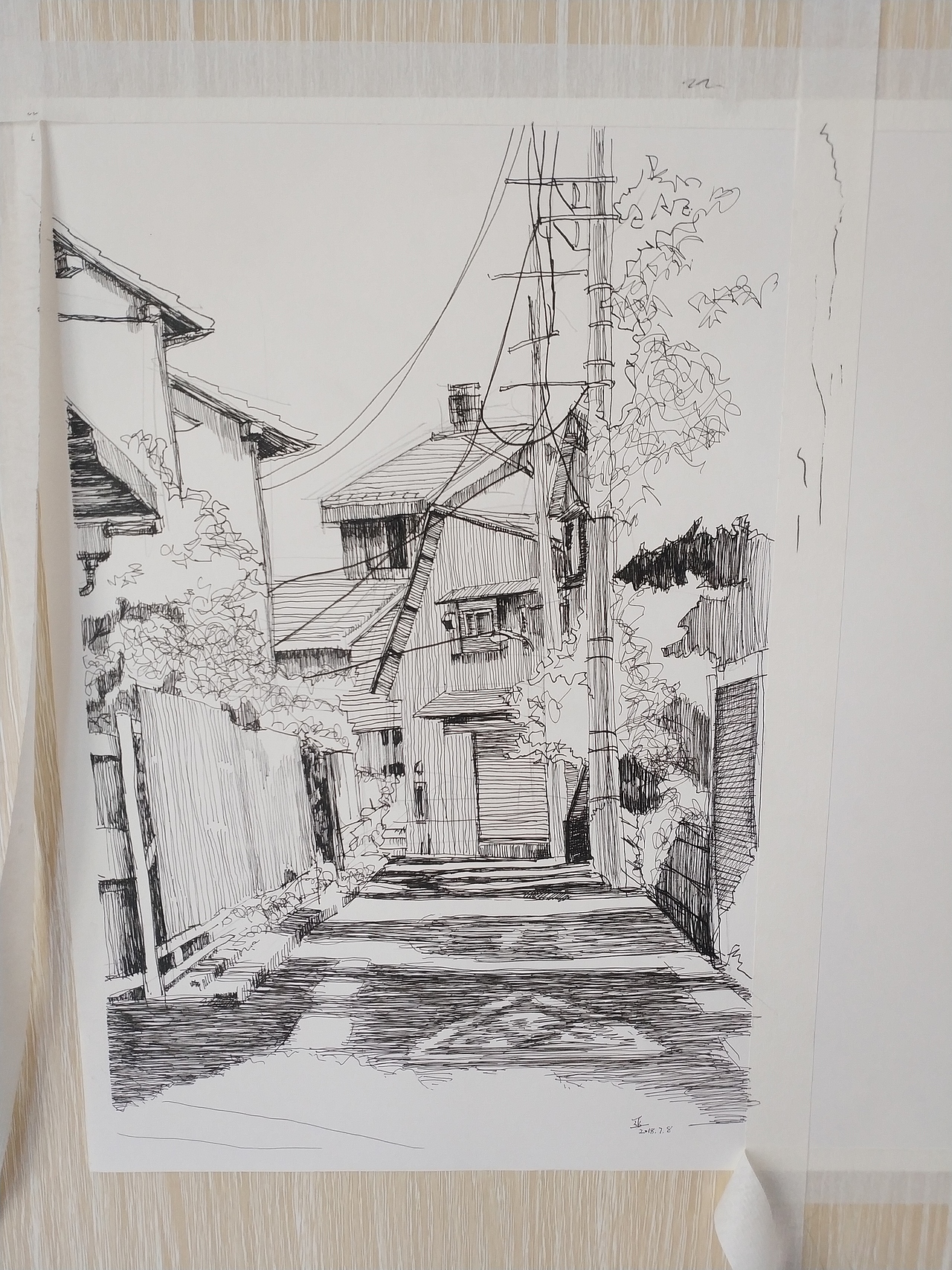 临摹风景画（图ZMjU3MzU1MDQ0） - 绘画 - 站酷设计师王大可777原创素材 - 站酷ZCOOL