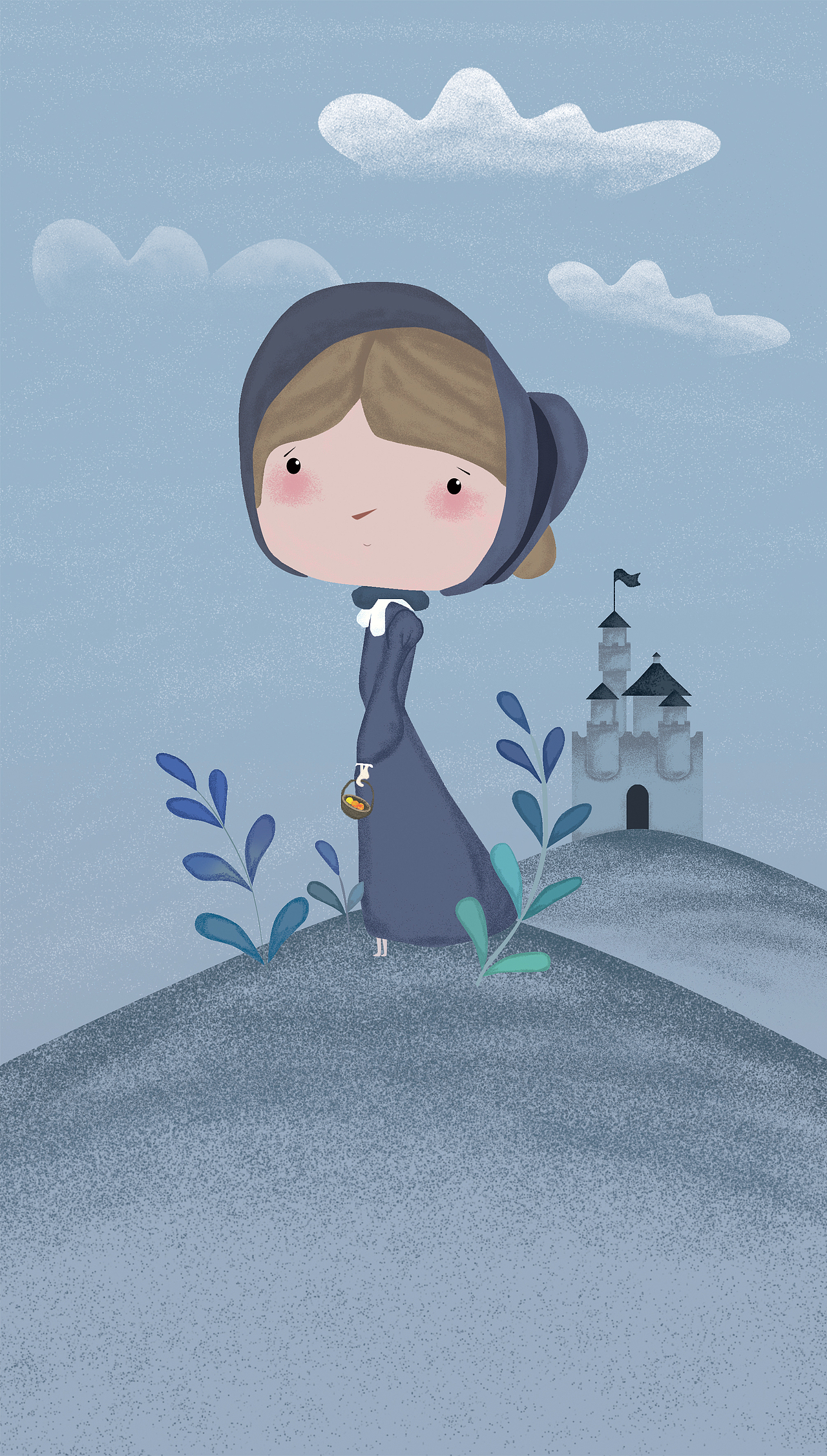 小女孩插画（图ZMjA2OTk1ODU2） - 创作习作 - 站酷设计师悦宁溪原创素材 - 站酷ZCOOL