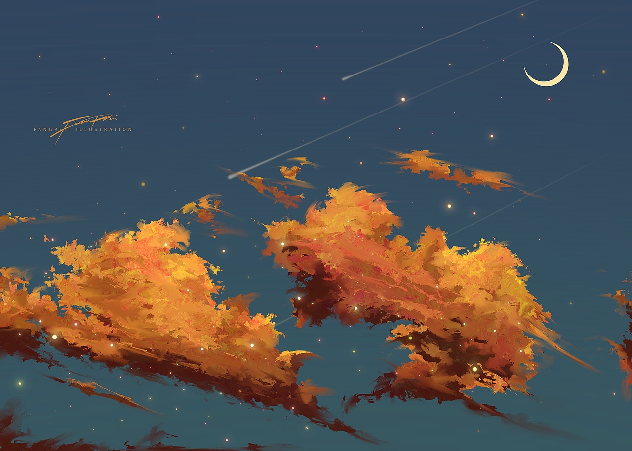 iPad云彩厚涂教程