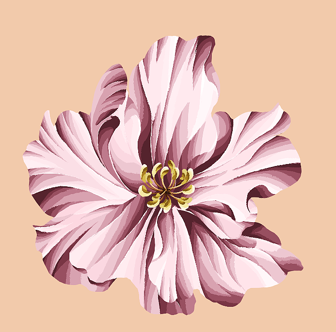 花卉练习（图ZMzYwOTU4MDI4） - 绘画 - 站酷设计师橘子44原创素材 - 站酷ZCOOL