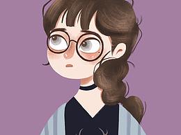 插画头像—临摹#AshuizZ(原作者）