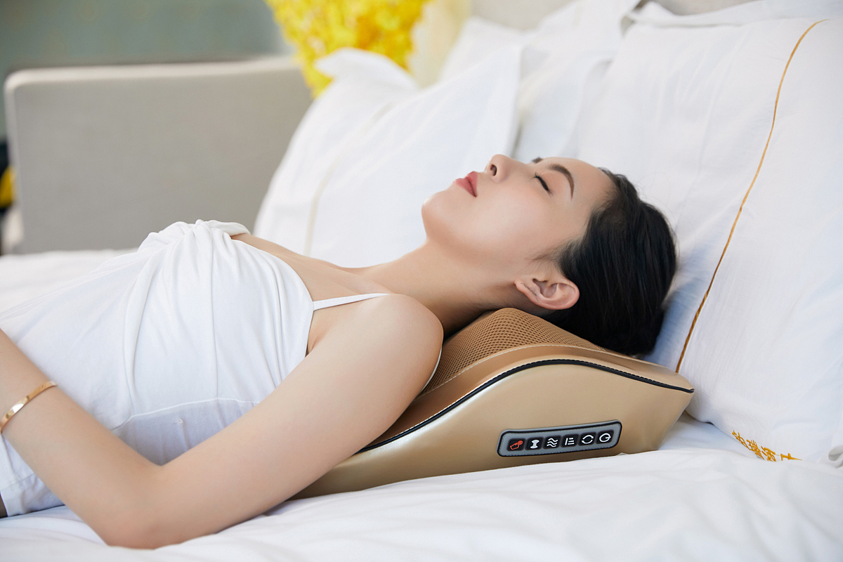 按摩仪模特+静物拍摄