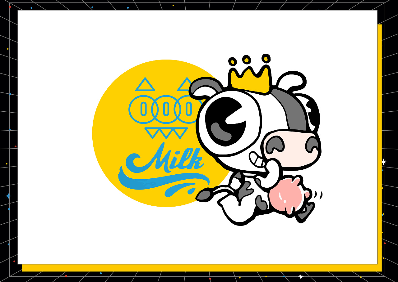 一堆奶牛|平面|ip形象|加号加号lin - 原创作品 - 站酷 (zcool)