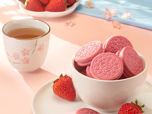 奥利奥/春季限定粉色&绿色系列KV/SESTUDIO摄影