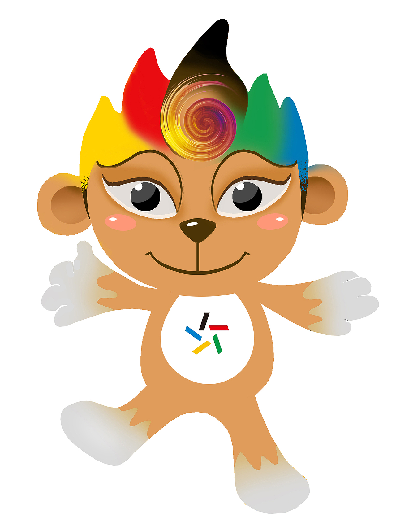 山西#中国体育彩票(吉祥物)---彩猴