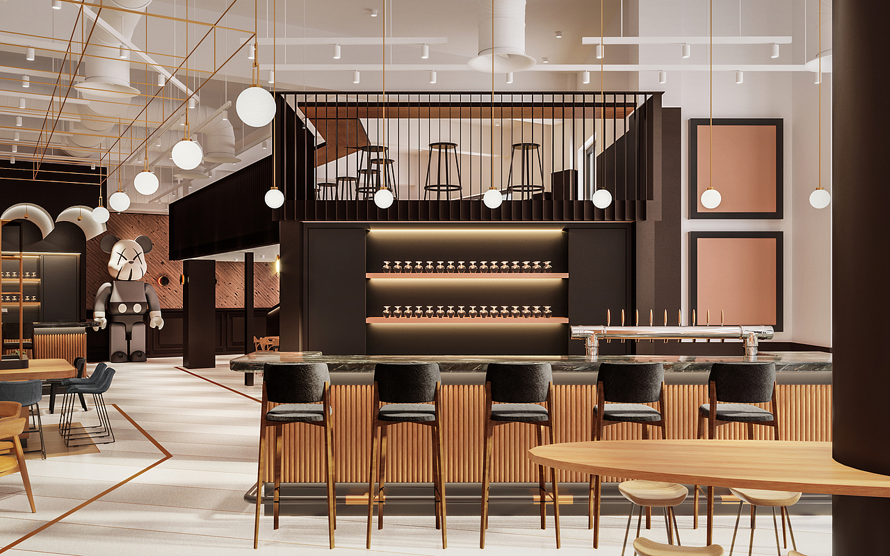 爱丽丝梦游奇遇记 ｜ BAOYU精酿啤酒餐厅（图ZMTU0NTQ0MjA4） - 家装设计 - 站酷设计师顾月宏原创素材 - 站酷ZCOOL