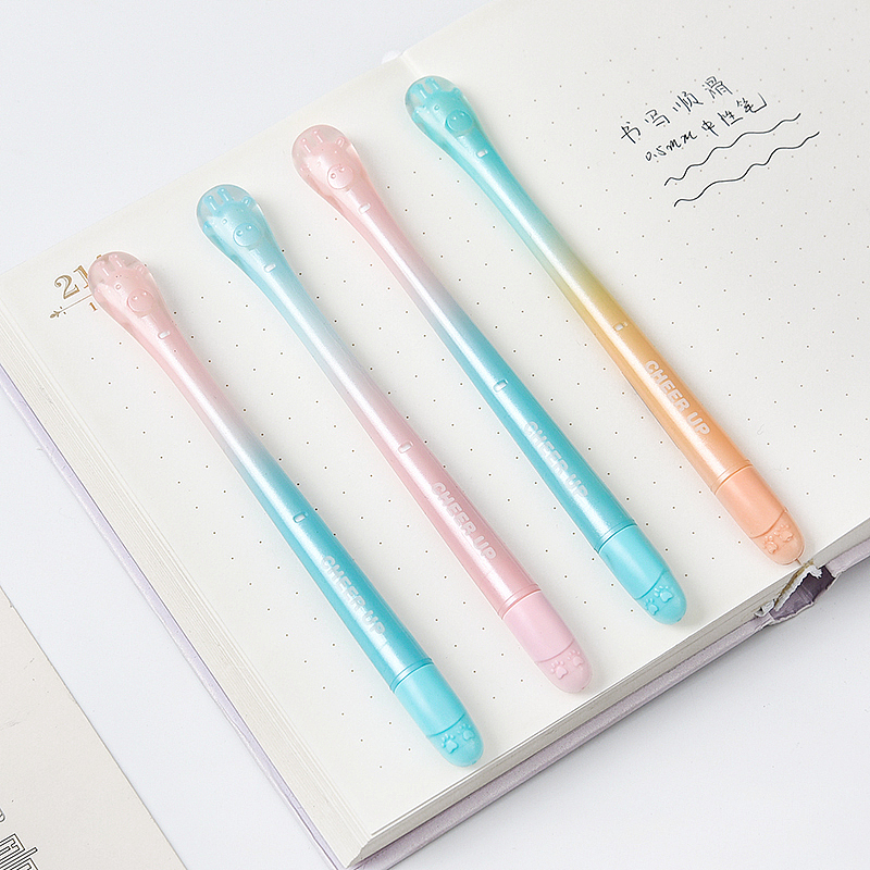 韩国创意可爱萌物长颈鹿软胶卡通水笔