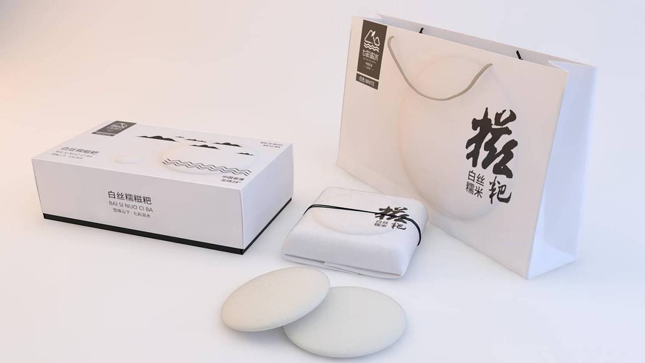 花瑶糍粑包装设计