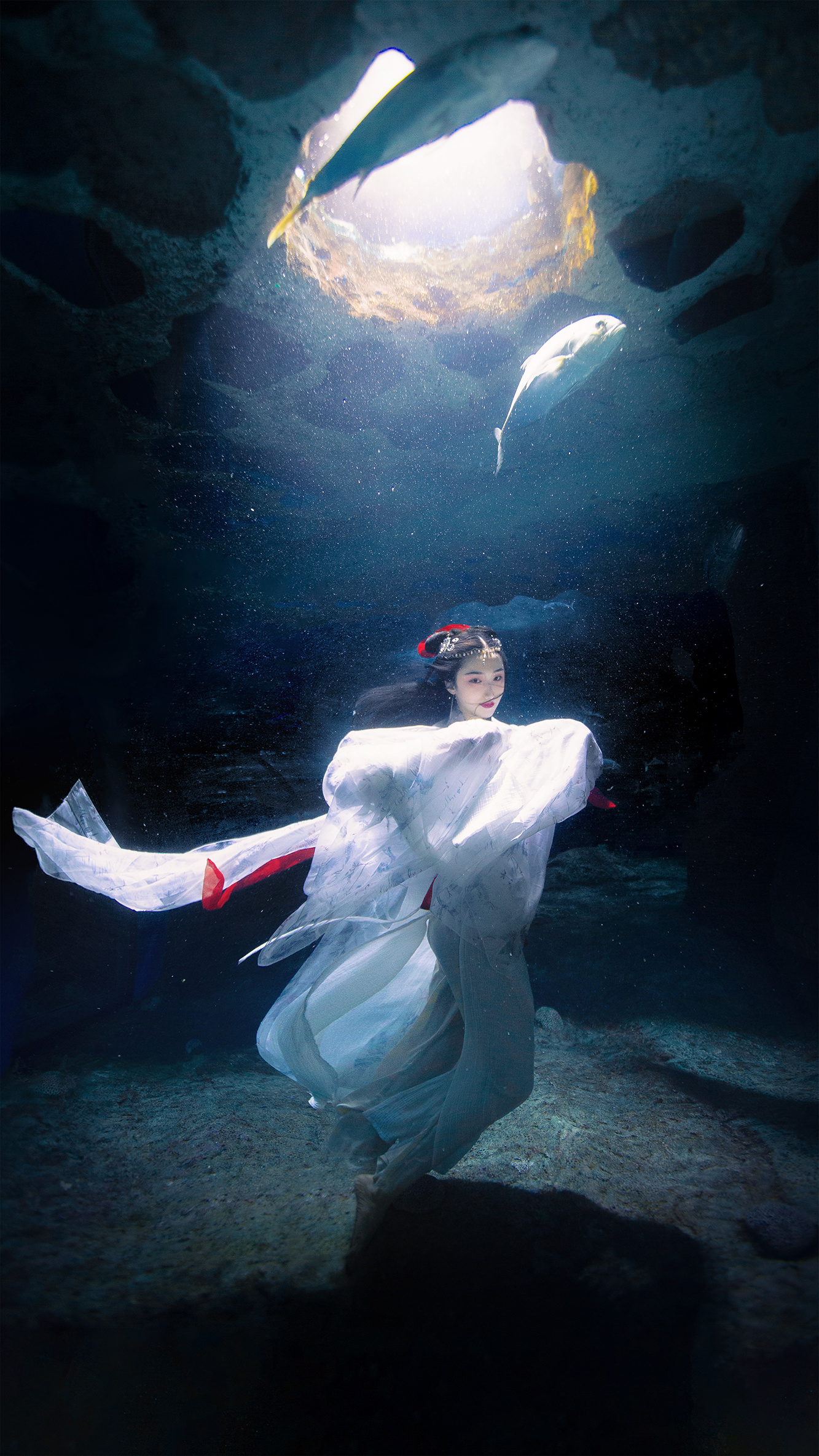南京海底世界|水下汉服
