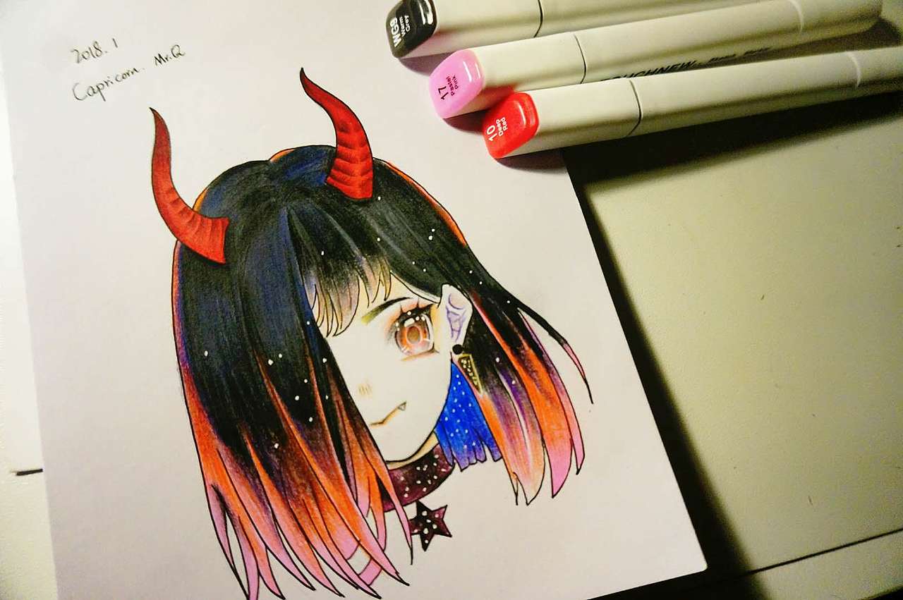 手绘彩铅12星座|插画|艺术插画|瞎画画的乔啊乔_临摹作品-站酷(zcool)