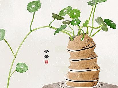 绿植（个人主页-ZMjcxODUyMDQ=） - 商业插画 - 站酷设计师momua原创素材 - 站酷ZCOOL