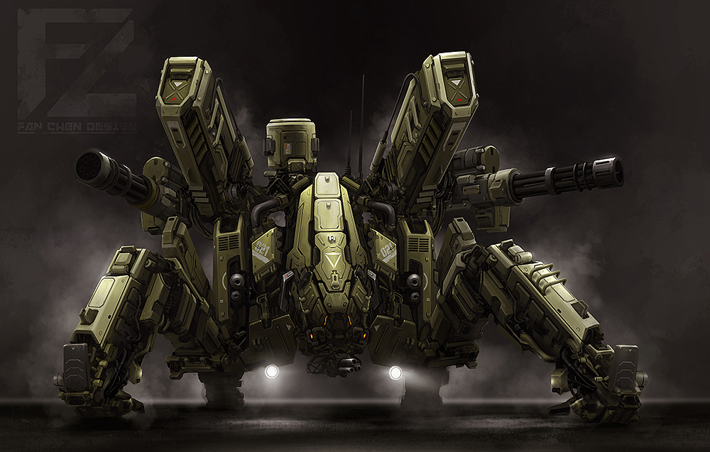 概念机甲设计 1804（图ZMTEzOTY1MTYw） - 概念设定 - 站酷设计师小鸡出殻原创素材 - 站酷ZCOOL