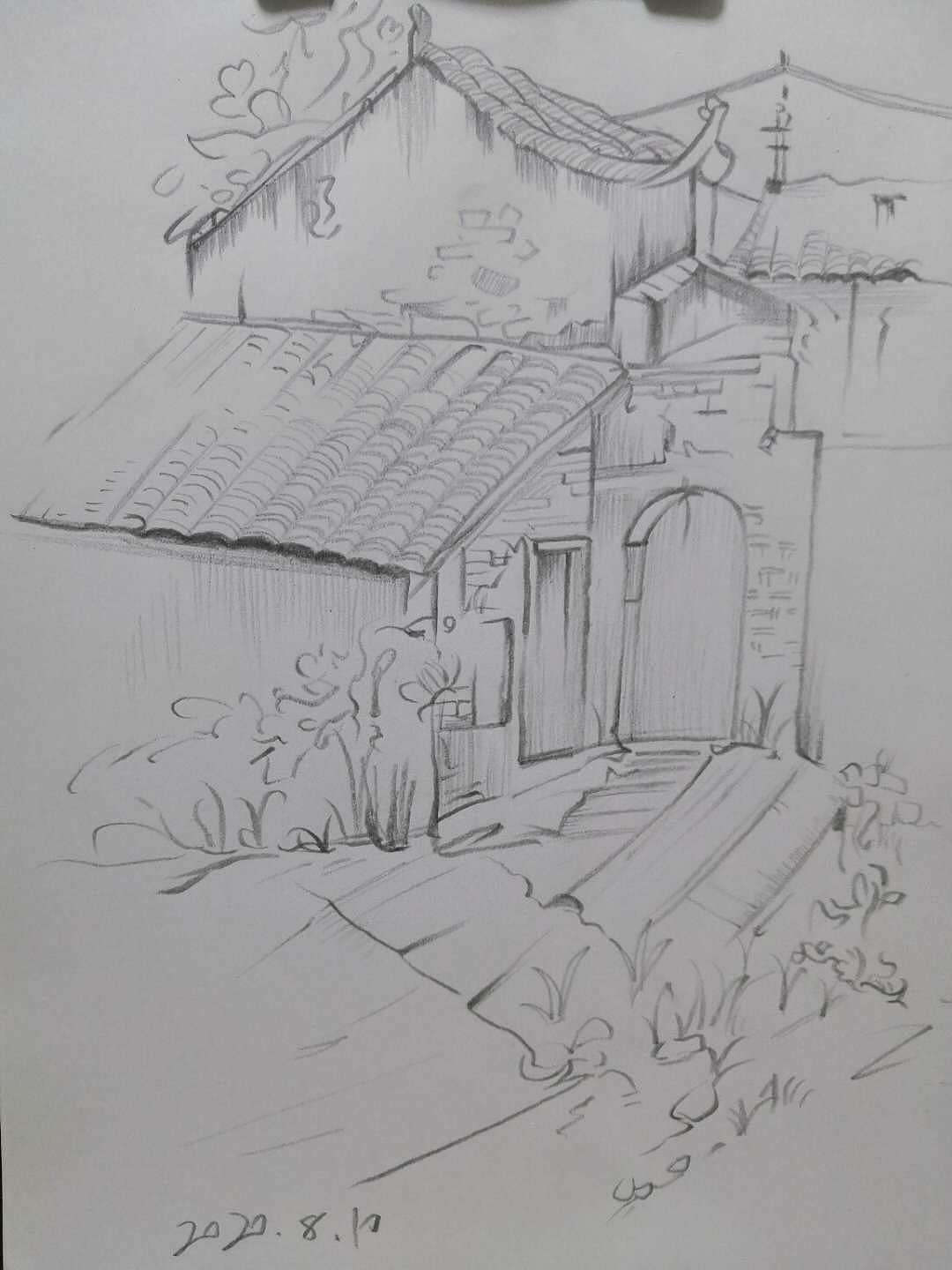 2019.10.15开始的速写练习，记录自己的变化