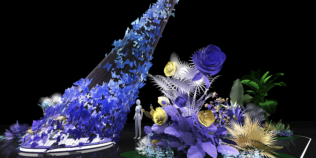 春季美陈（图ZMjMwMzE1MTky） - 展陈设计 - 站酷设计师拾玖楠原创素材 - 站酷ZCOOL