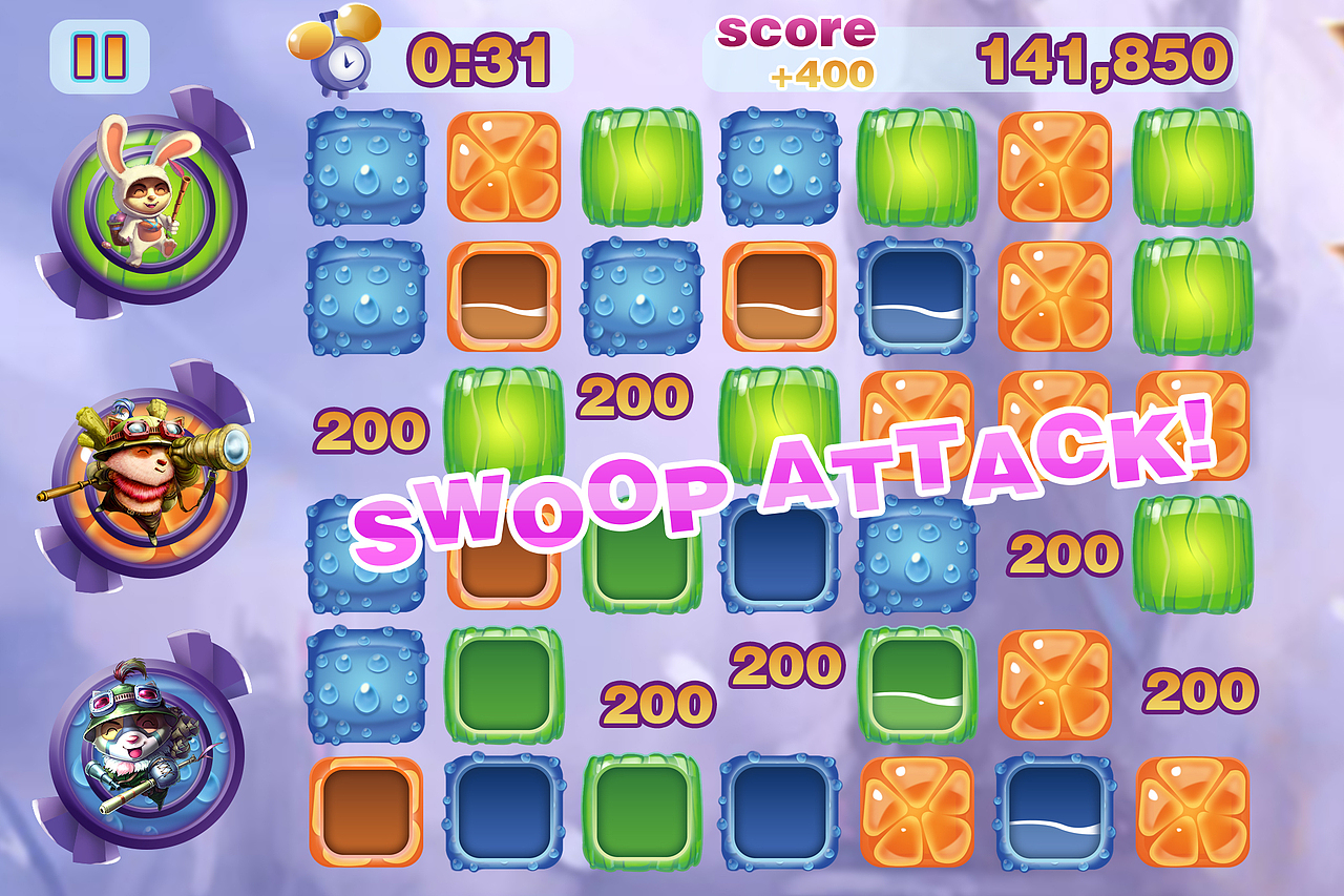 一组手机游戏UI临摹练习