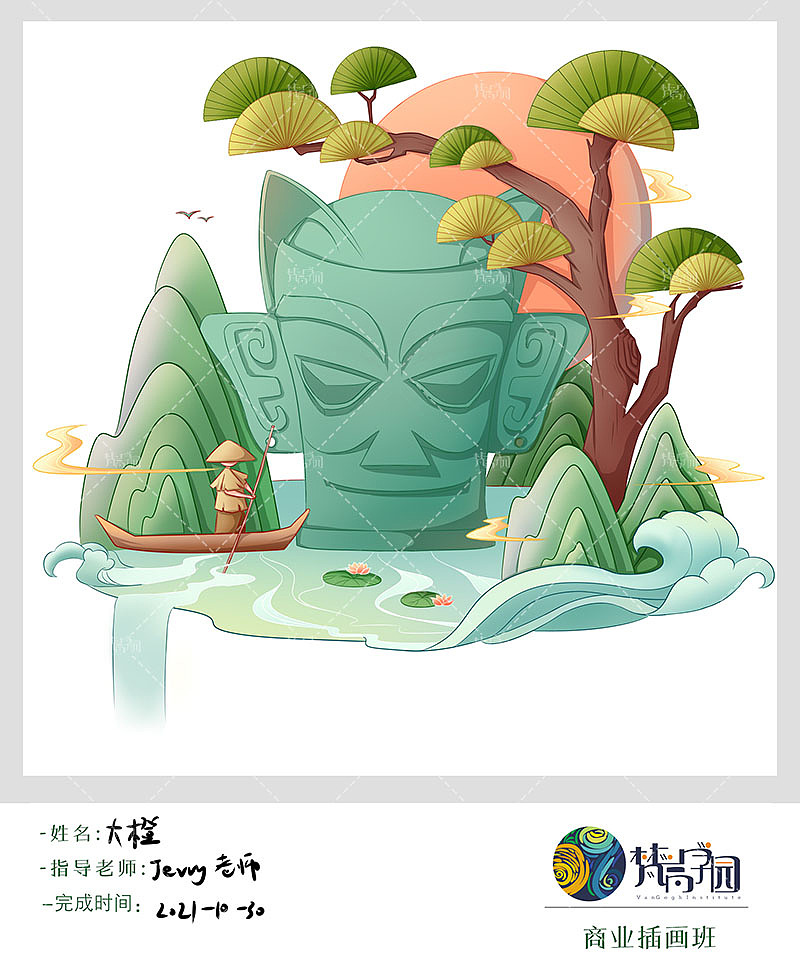 13期学员海报插画小场景作业~（图ZMjc2NzQ0MDY4） - 商业插画 - 站酷设计师梵高CG插画原创素材 - 站酷ZCOOL