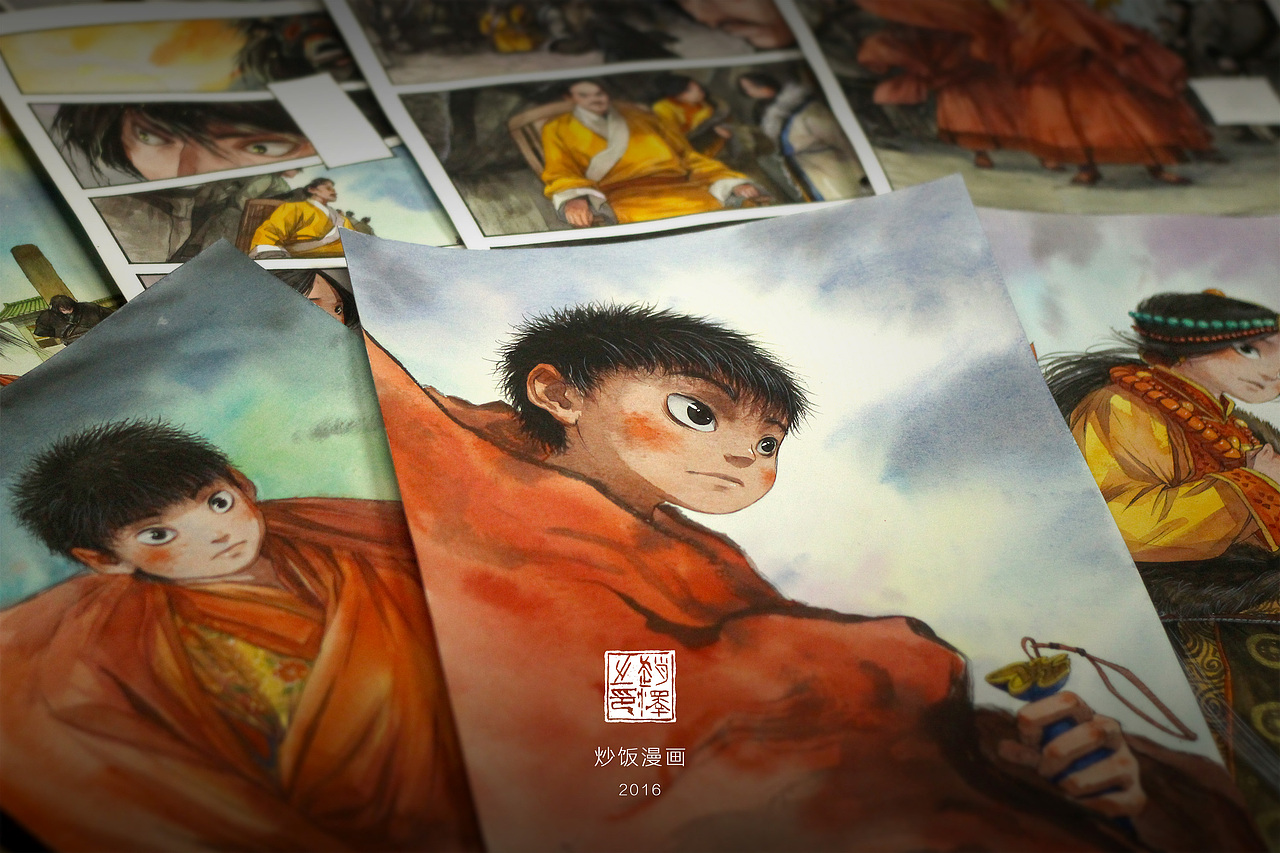 漫画《仓央嘉措》近期（图ZNDYwMDk4MjA=） - 绘画 - 站酷设计师格子炒饭原创素材 - 站酷ZCOOL