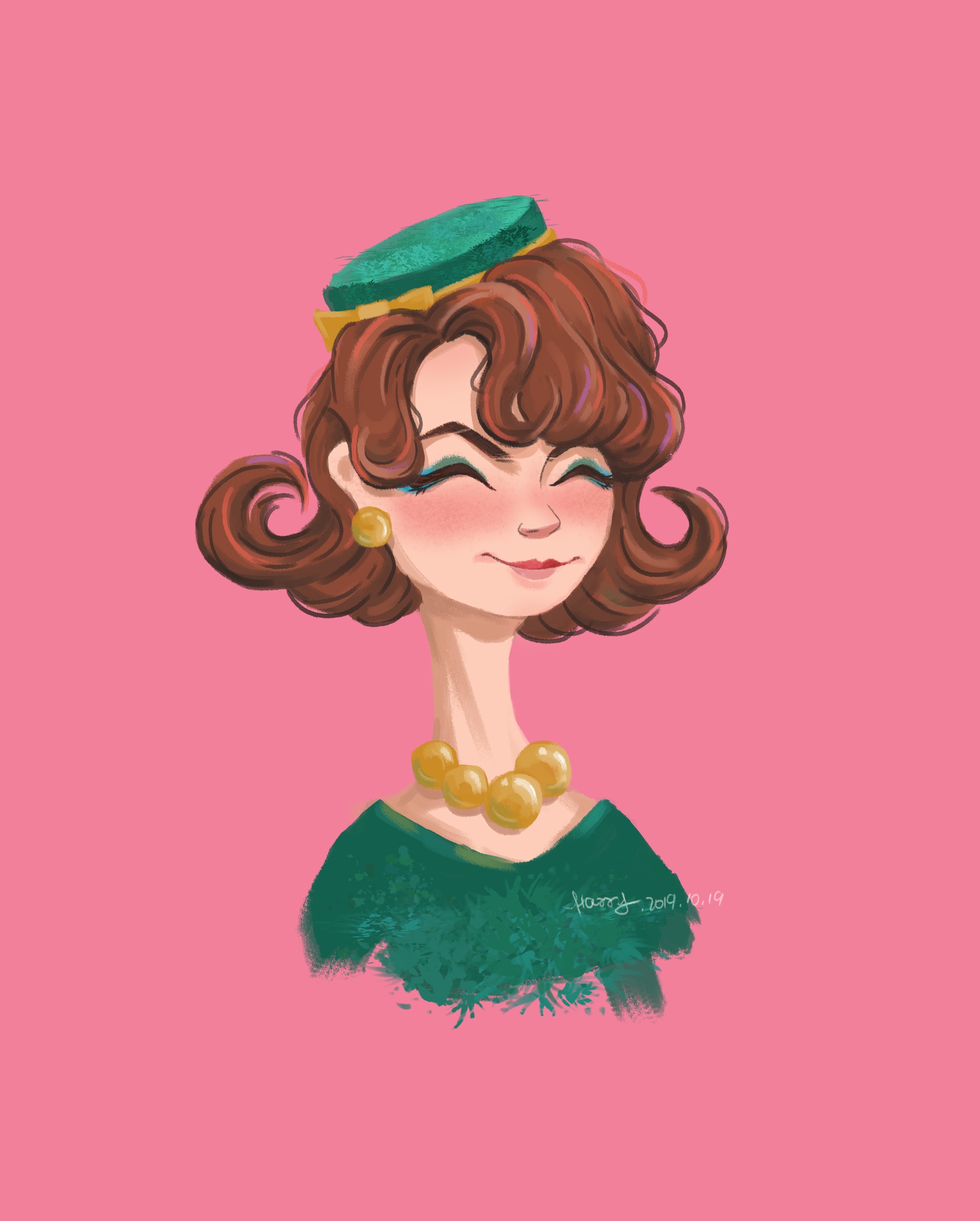 《致命女人》卡通头像|平面|图案|银河墙角队 - 原创作品 - 站酷