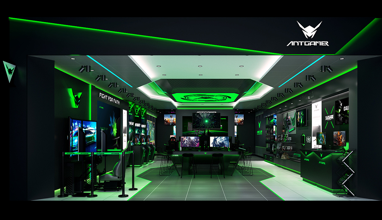 品牌体验店形象渲染图