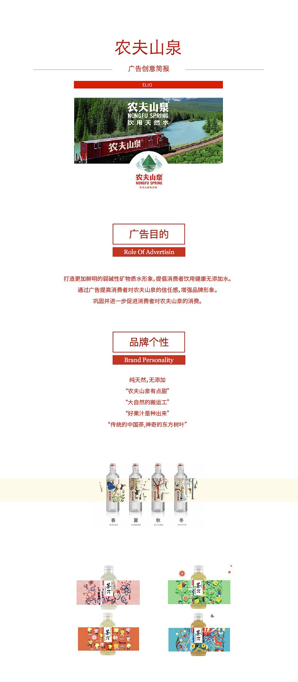 广告策划——农夫山泉