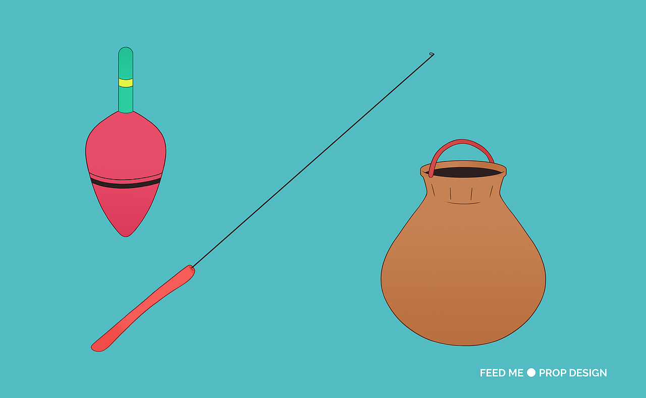 feedme动画短片前期人物道具设计与部分动图展示