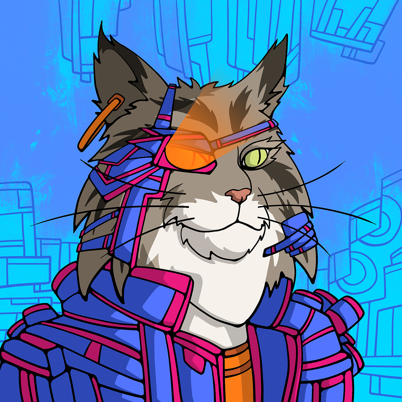 nft—「maine coon」缅因猫系列