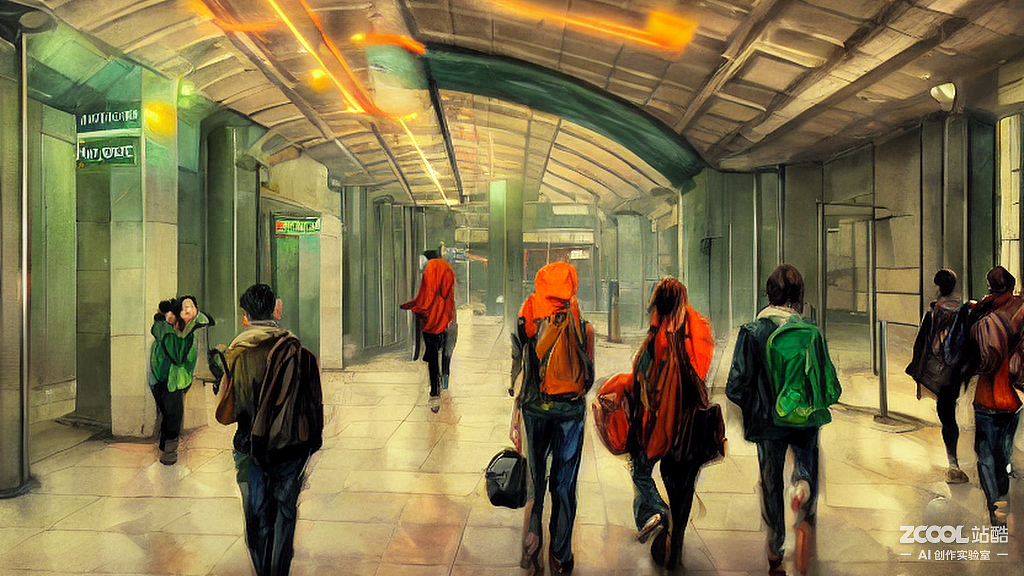 #AI创作实验室#地铁
