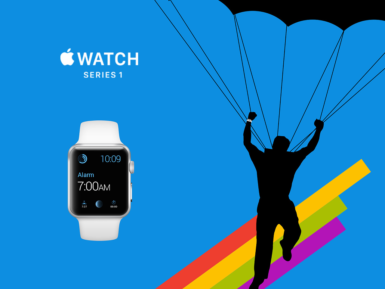 apple watch 海报&商品图&页面设计