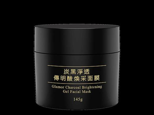 森田炭黑净透传明酸焕采黑膜C4D建模