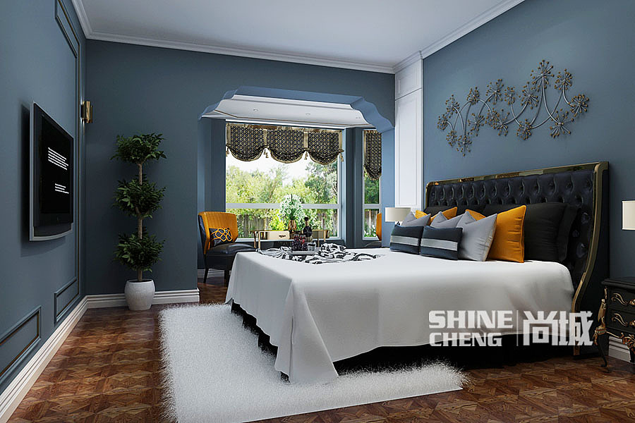 泰安宝龙国际社区200平复式户型简约欧式风格装修（图ZMTMyMTMwNDI0） - 家装设计 - 站酷设计师泰安尚城装饰原创素材 - 站酷ZCOOL