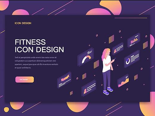 健身APP-ICON DESIGN（个人主页-ZMzI4MDk4ODg=） - 图标 - 站酷设计师阿离鸭原创素材 - 站酷ZCOOL