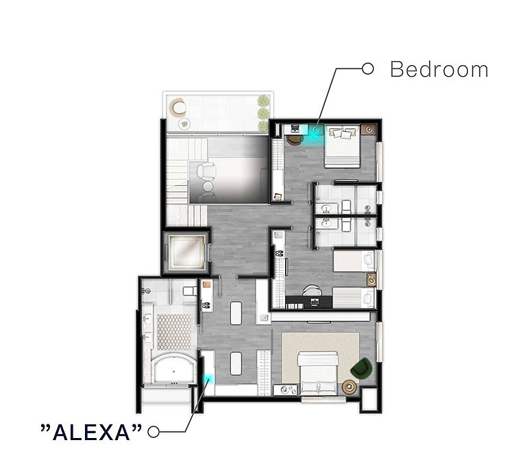 智能香薰加湿器天猫精灵语音控制