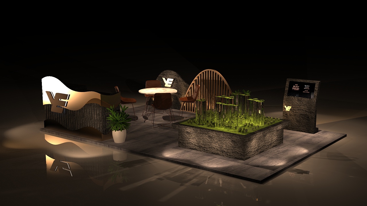 越秀地产展位设计