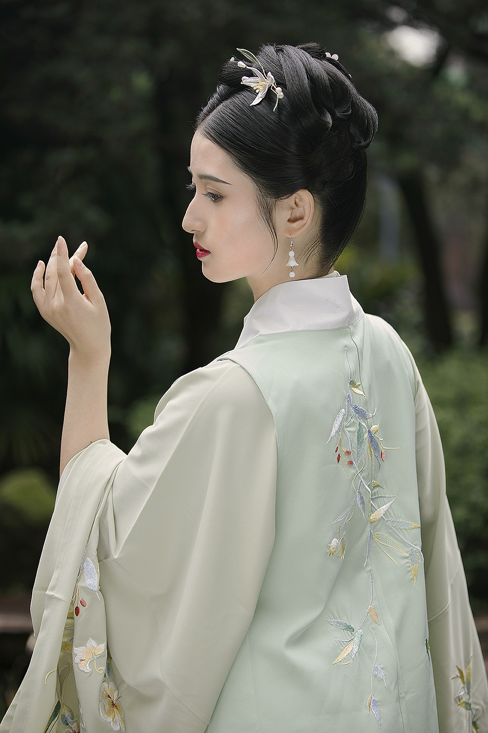 晚来秋/明制汉服写真