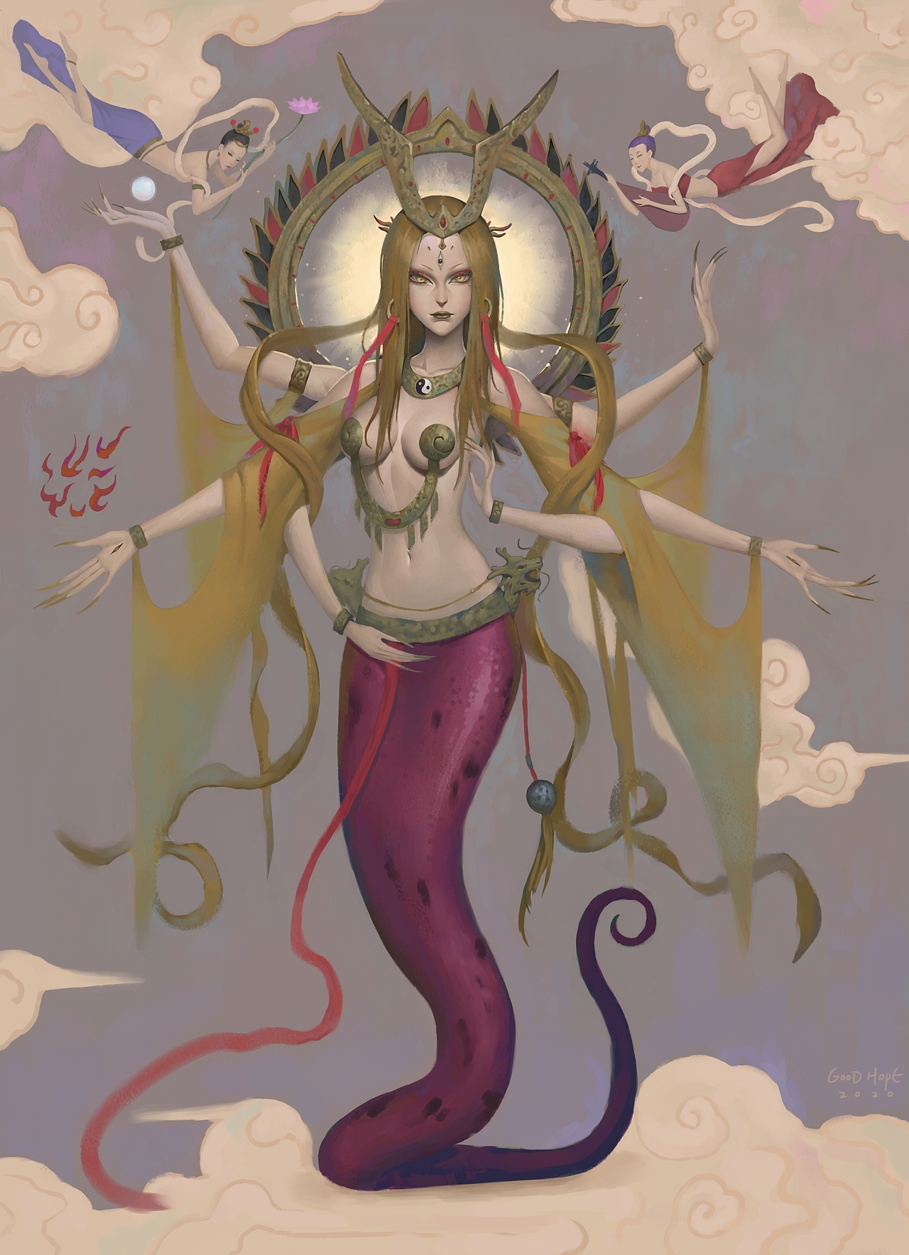 娲皇娘娘圣天尊