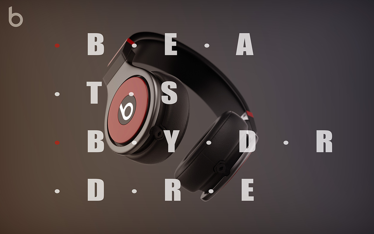 beats by dr. dre耳机渲染