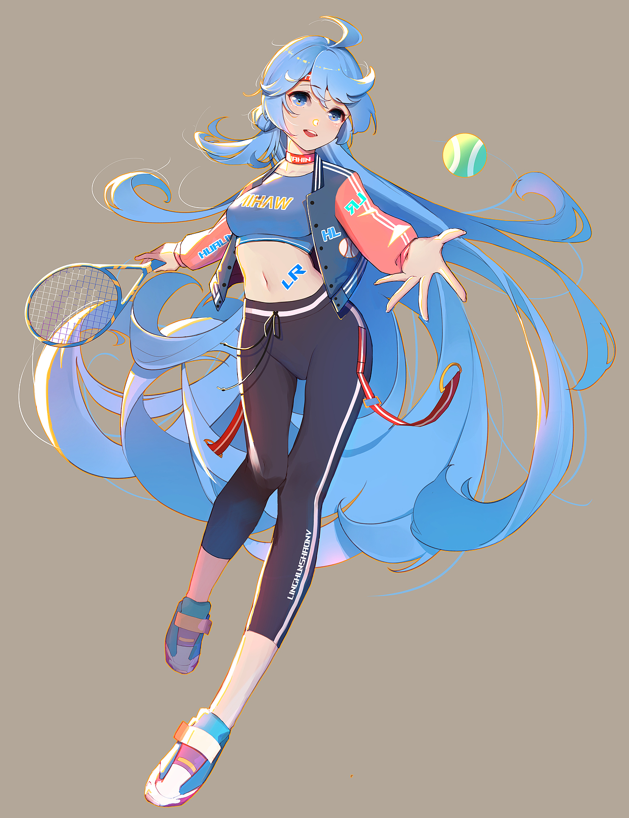 运动会 网球少女