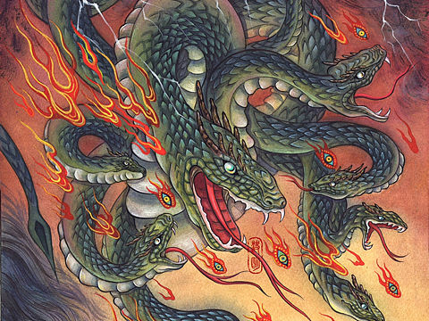 【雄虺（hui）｜《楚辞》招魂】