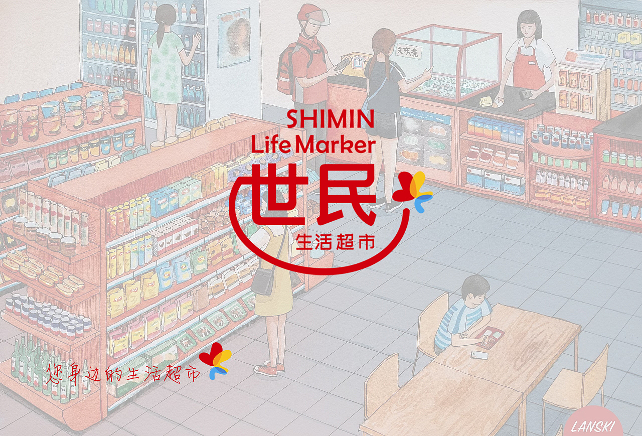 世民超市的品牌设计方案二