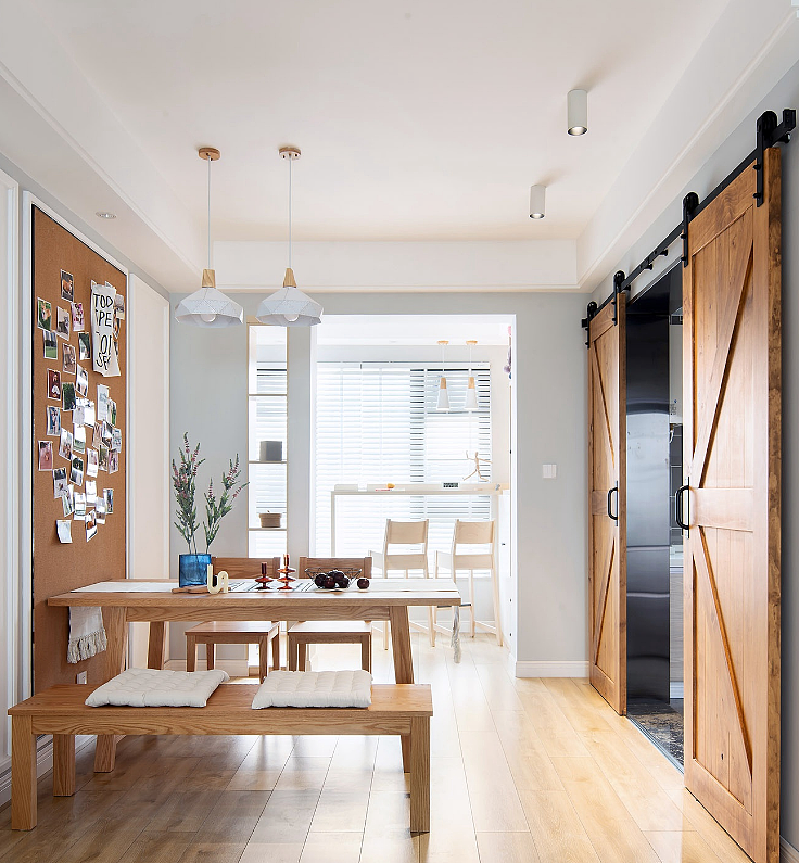 北欧原木风家装,做他家的狗子一定很幸福