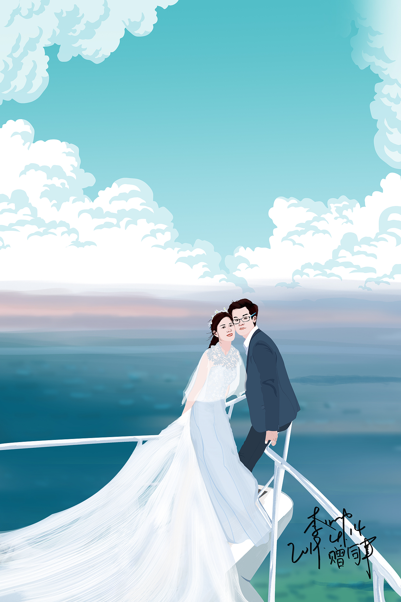 同事婚纱照（图ZMTU0MzI0ODgw） - 创作习作 - 站酷设计师大耳朵木子原创素材 - 站酷ZCOOL