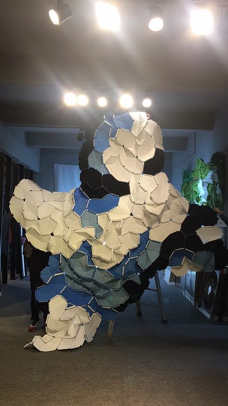 #逸云##墻面大型裝飾##室內(nèi)裝飾##軟裝搭配##軟雕塑##（圖ZMTEyNTY0MjM2） - 工藝品設(shè)計 - 站酷設(shè)計師集恒工藝Fanny原創(chuàng)素材 - 站酷ZCOOL