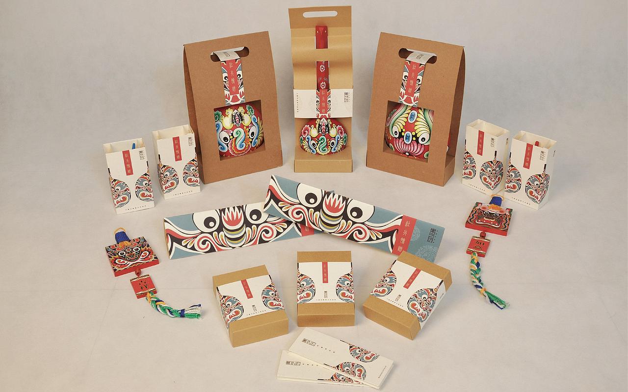 “秦艺坊”陕西关中社火脸谱工艺礼品系列包装设计（图ZMTM5MjIxOTI=） - 包装 - 站酷设计师YangKangDesign原创素材 - 站酷ZCOOL