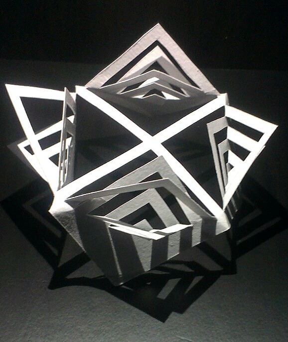 立体构成--剪纸