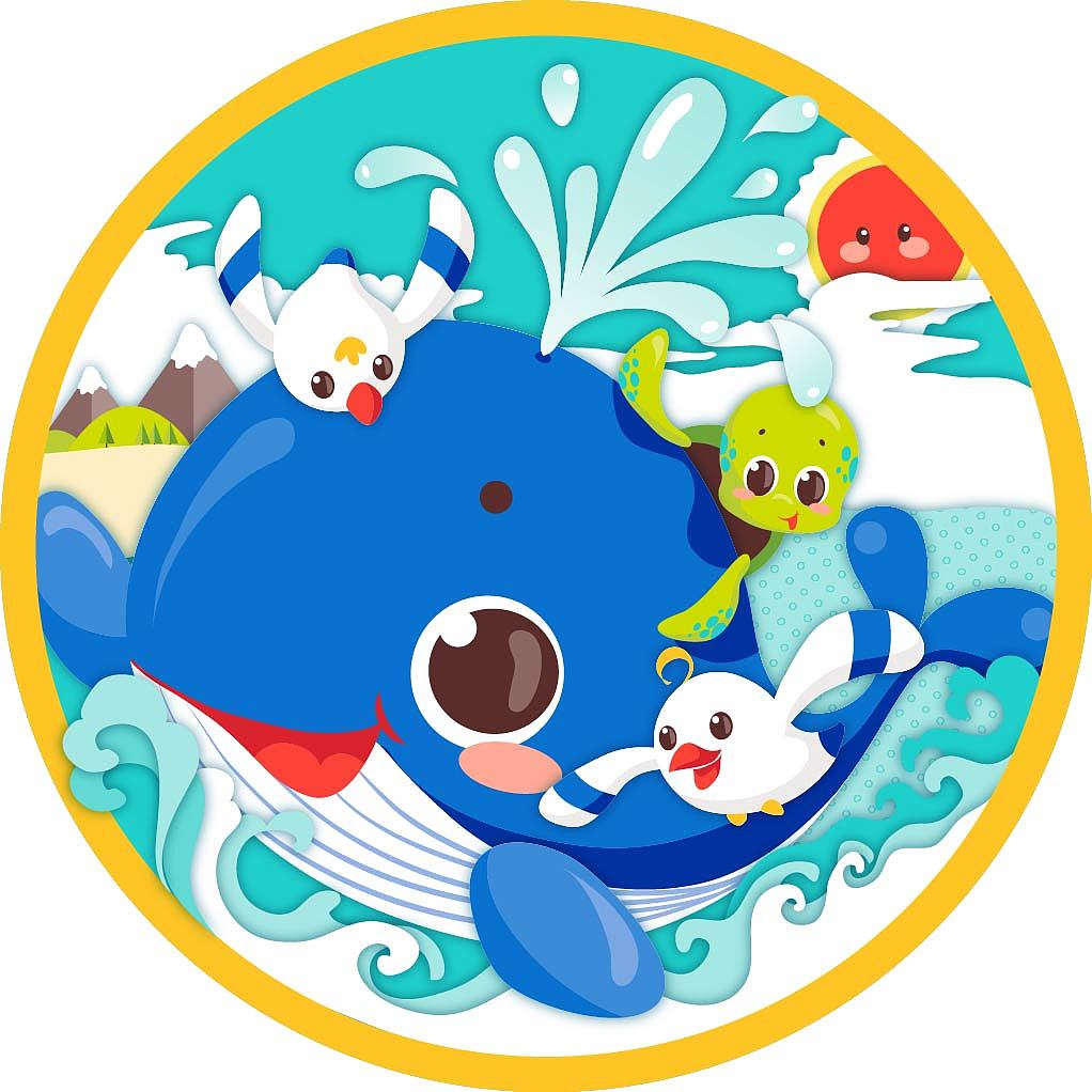 海洋风插画