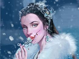 雪美人  练习作品