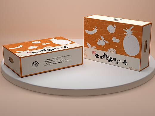 水果包装盒通用包装盒日式风格