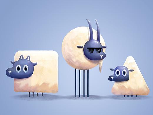 合景泰富积木羊家族IP设计