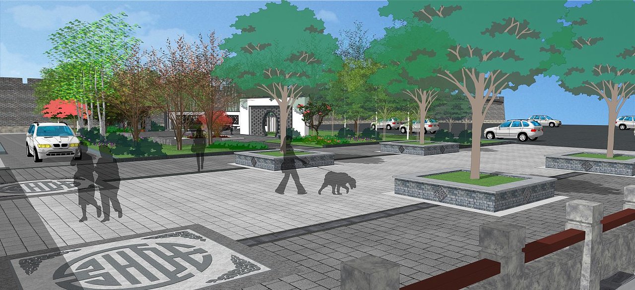 景观绿化（图ZNDY0NzMxMTI=） - 景观设计 - 站酷设计师糯米米米原创素材 - 站酷ZCOOL